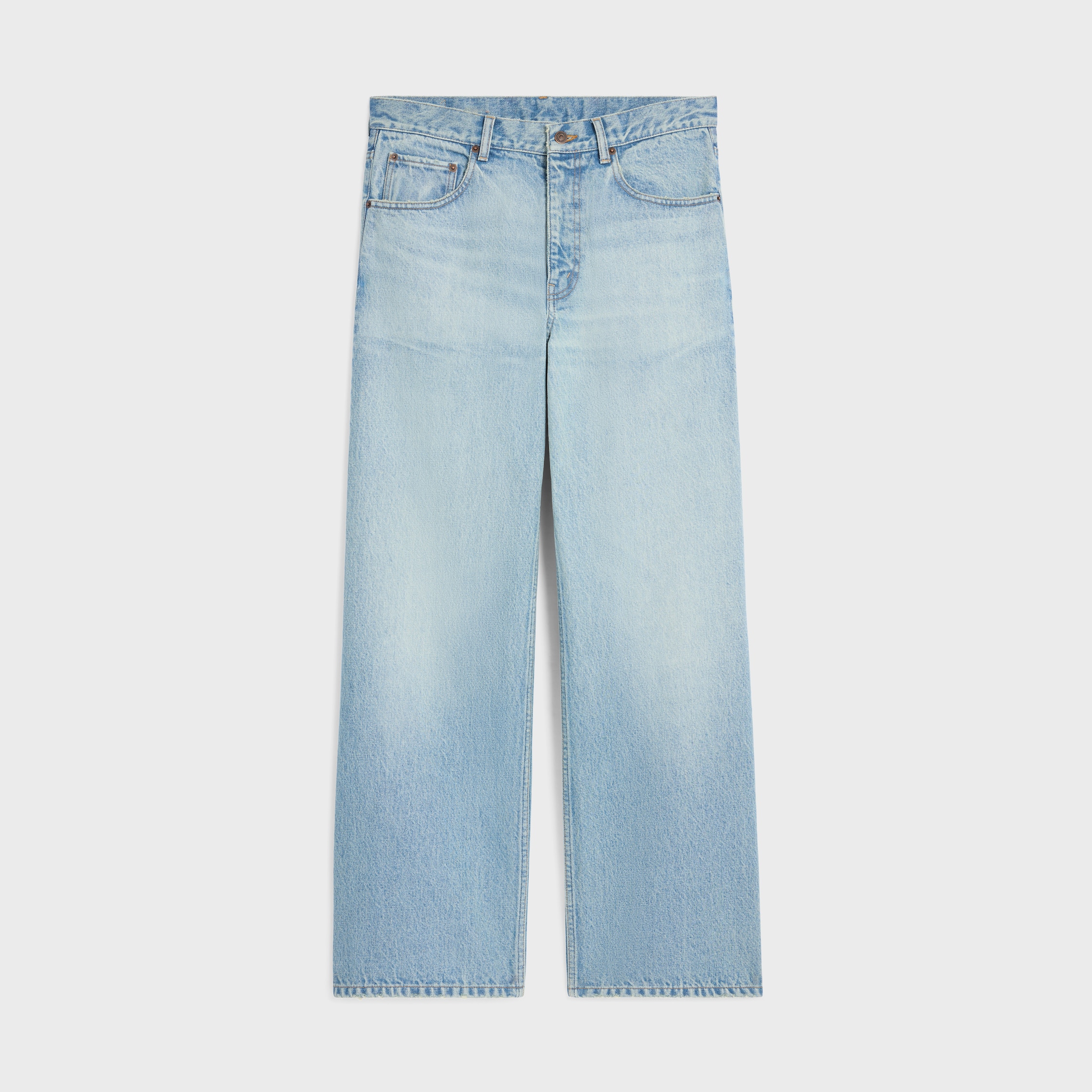 CELINE max jeans in golden harmony wash denim