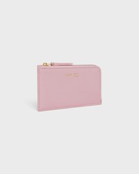 PORTE-CARTES LONG ZIPPé VEAU SOUPLE GRAINé - ROSE CLAIR / SYRAH - NOUVEAUTÉS - 2 | CELINE