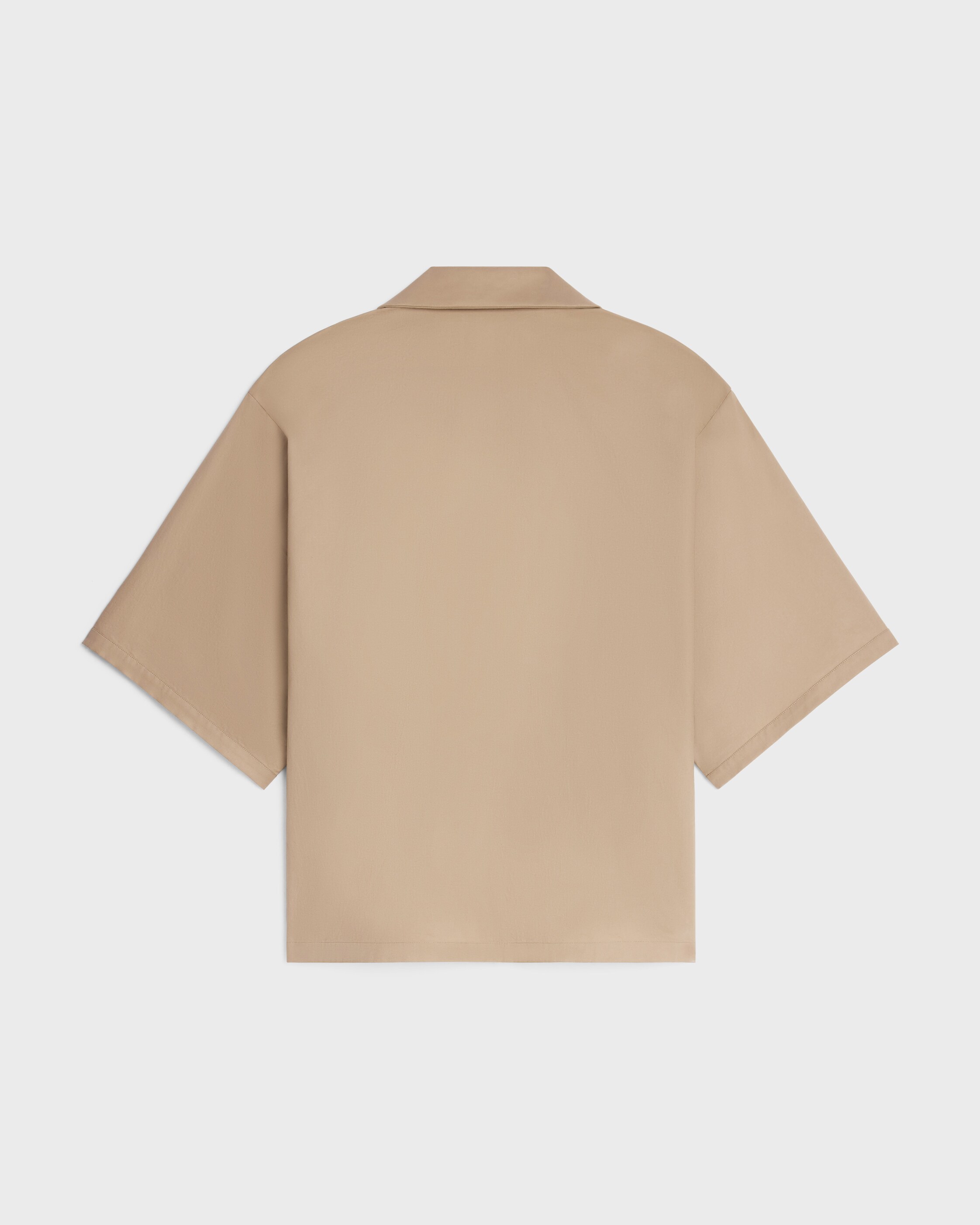 SCOUT SHIRT IN LIGHT COTTON GABARDINE - BEIGE | CELINE