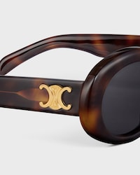 Triomphe 01 sunglasses in Acetate - BLONDE HAVANA -  - 2 | CELINE