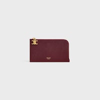 PORTE-CARTES LONG ZIPPé VEAU GRAINÉ - Syrah - NOUVEAUTÉS - 1 | CELINE