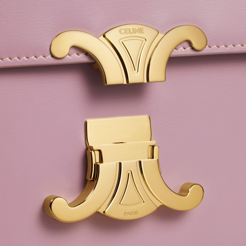 SAC TRIOMPHE TEEN EN veau brillant - PETAL - TRIOMPHE - 1 | CELINE