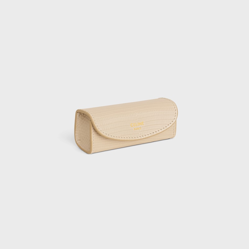 LIPSTICK CASE IN LIZARD - DEEP IVORY - ACCESSORIES - 1 | CELINE