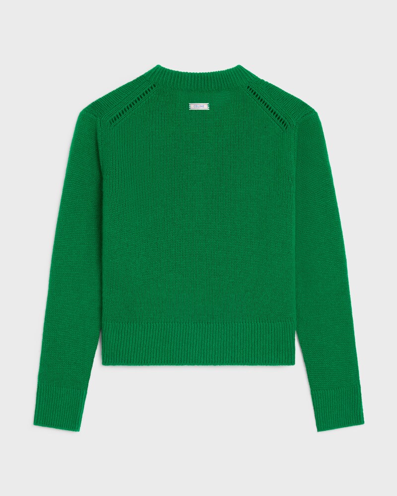 クルーネックセーター / カシミア - グリーン -  - 1 | CELINE