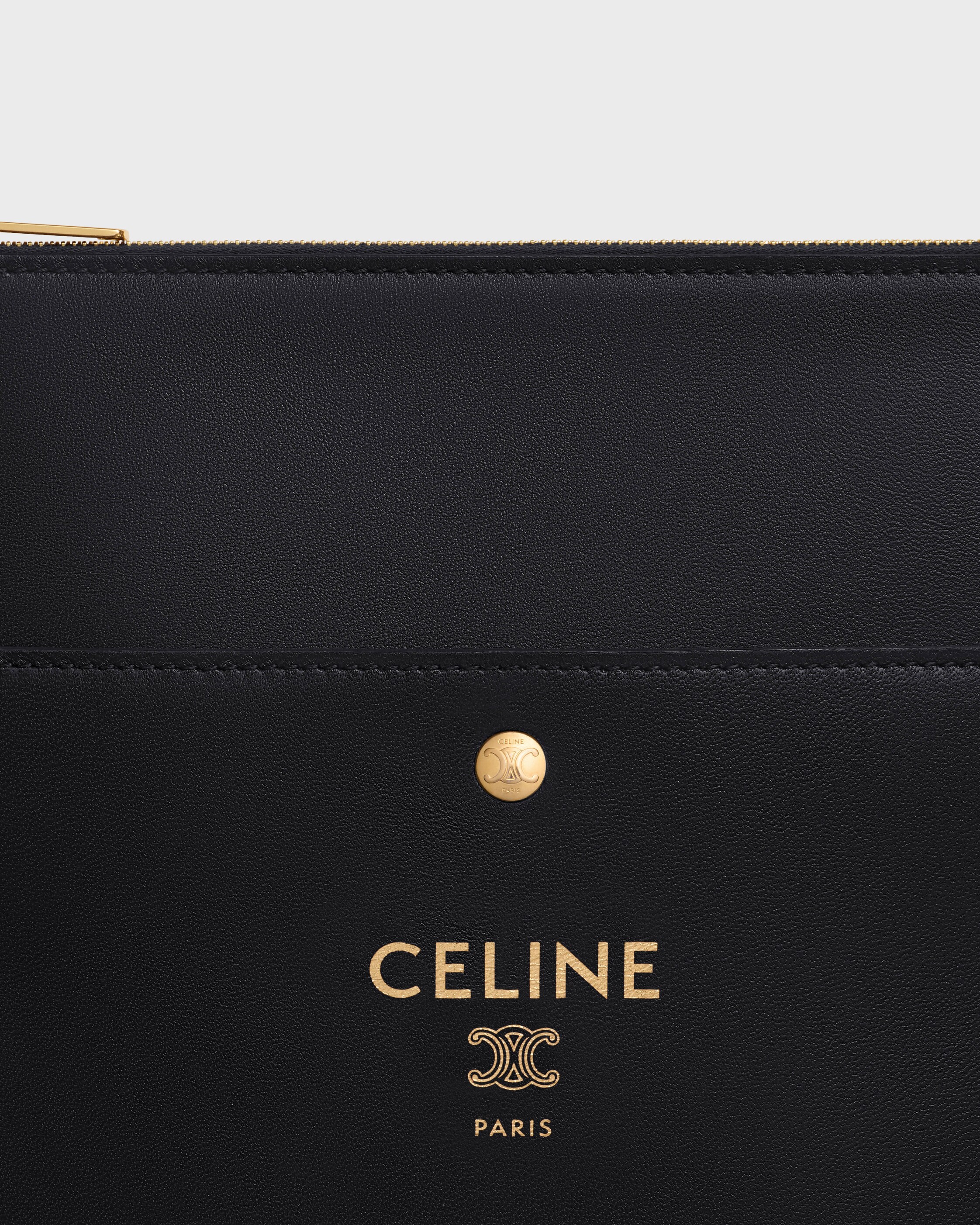 SHARP POUCH IN SMOOTH LAMBSKIN - BLACK | CELINE SHARP POUCH IN SMOOTH LAMBSKIN - BLACK | CELINE