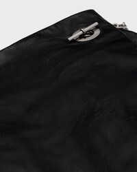 FALDA MIDI DE PIEL DE BECERRO - NEGRO -  - 2 | CELINE
