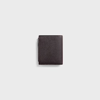 Compact Wallet IN GRAINED CALFSKIN - ESPRESSO - WALLETS - 2 | CELINE