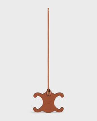 TRIOMPHE CHARM IN SMOOTH CALFSKIN - TAN - BAG CHARMS - 2 | CELINE