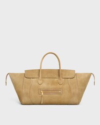 LUGGAGE DE ANTE DE PIEL DE BECERRO - BEIGE - LUGGAGE - 1 | CELINE