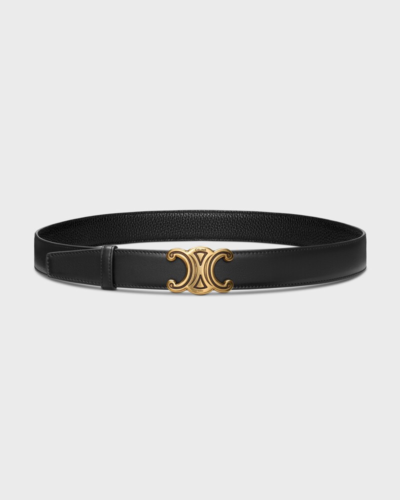 Reversible Strap 30MM IN Smooth and Grained Calfskin -  -  - 1 | CELINE