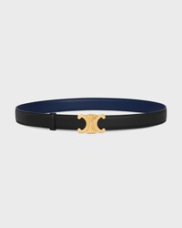 Reversible Strap 25MM IN Smooth and Grained Calfskin -  -  - 2 | CELINE