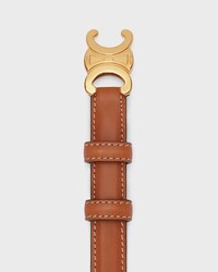 Triomphe Gürtel 18 mm AUS naturbelassenem Kalbsleder - TAN -  - 2 | CELINE