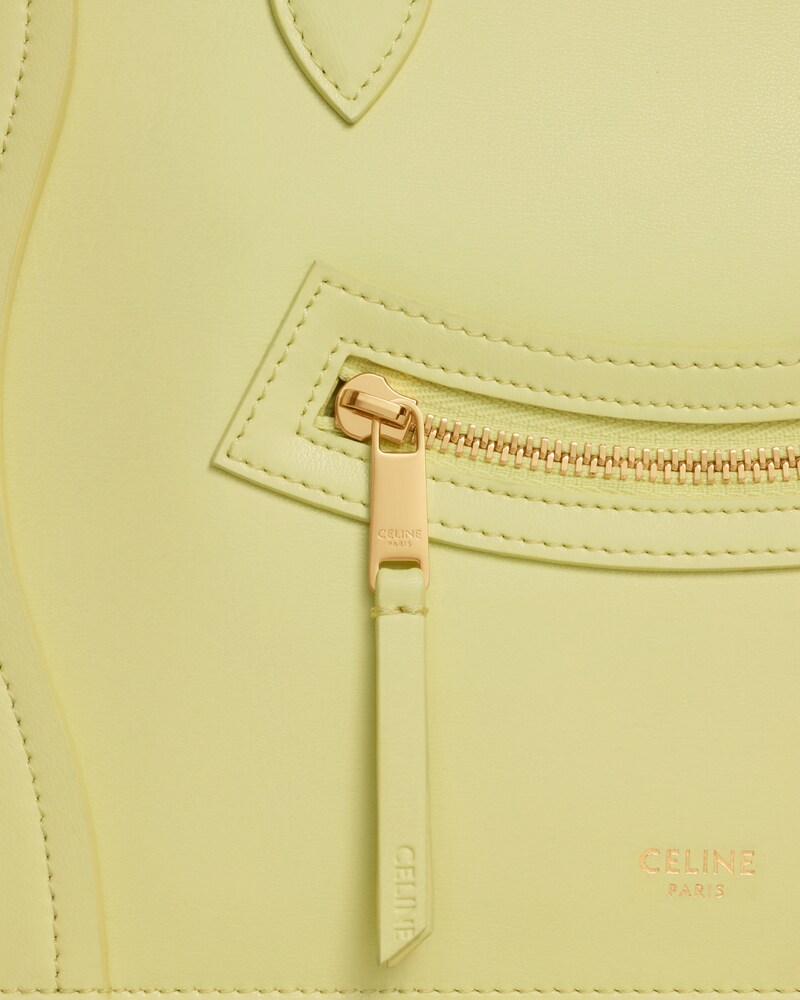 MEDIUM POUCH IN GLOSSY CALFSKIN - CITRUS - POUCHES - 1 | CELINE