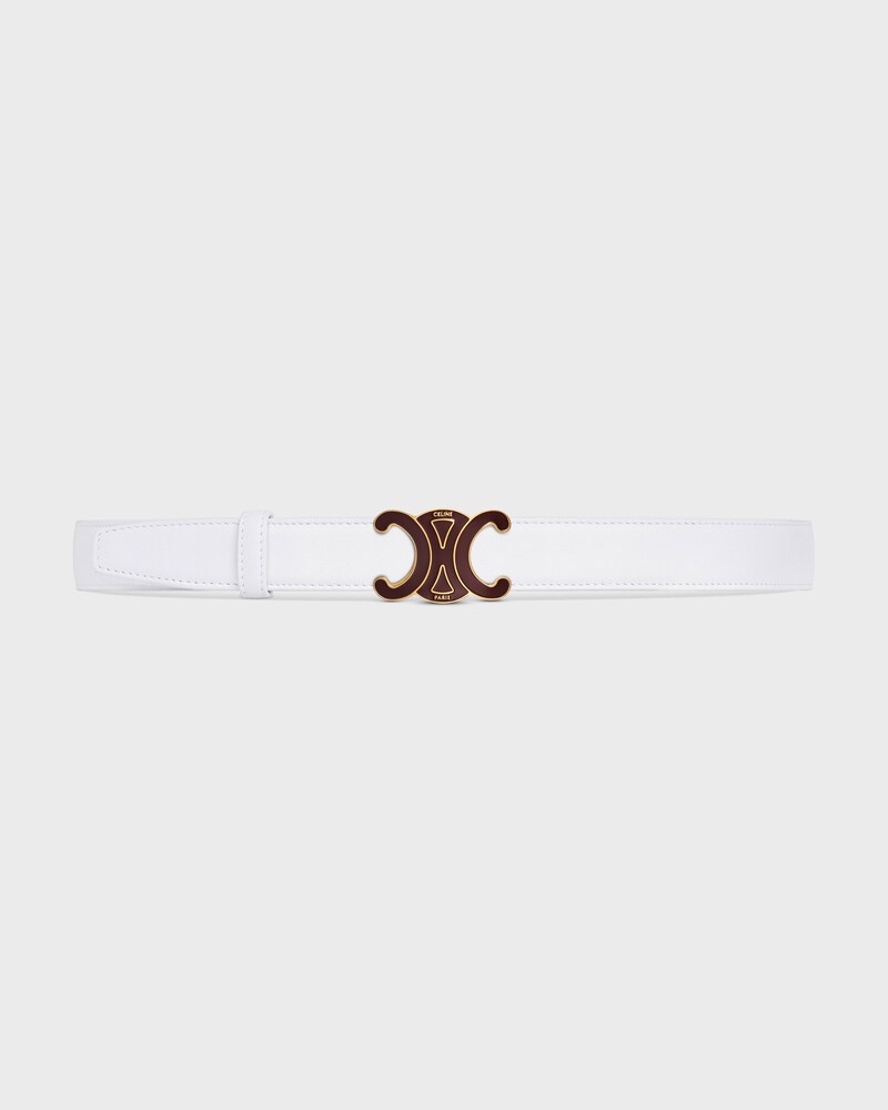 Reversible Strap 25MM IN Smooth and Grained Calfskin -  -  - 1 | CELINE