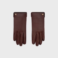 gloves IN leather - BROWN -  - 1 | CELINE