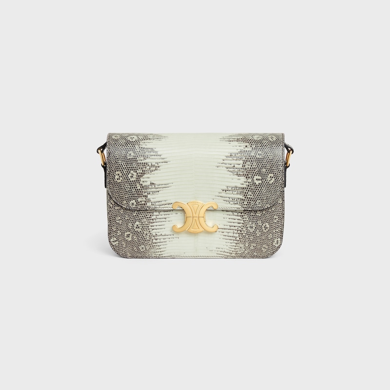 SAC TRIOMPHE CLASSIQUE l&eacute;zard - NATUREL - TRIOMPHE - 1 | CELINE