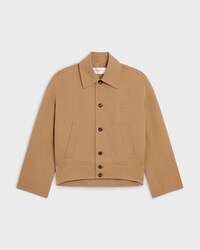 jacket IN cotton wool gabardine - CAMEL -  - 1 | CELINE