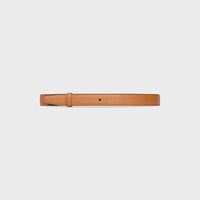 CORREA REVERSIBLE DE 25 MM DE PIEL DE BECERRO NATURAL Y LONA TRIOMPHE - MIEL -  - 2 | CELINE