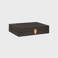 BACKGAMMON TOILE TRIOMPHE - Noir / Tan - CADEAUX D'EXCEPTION - 2 | CELINE