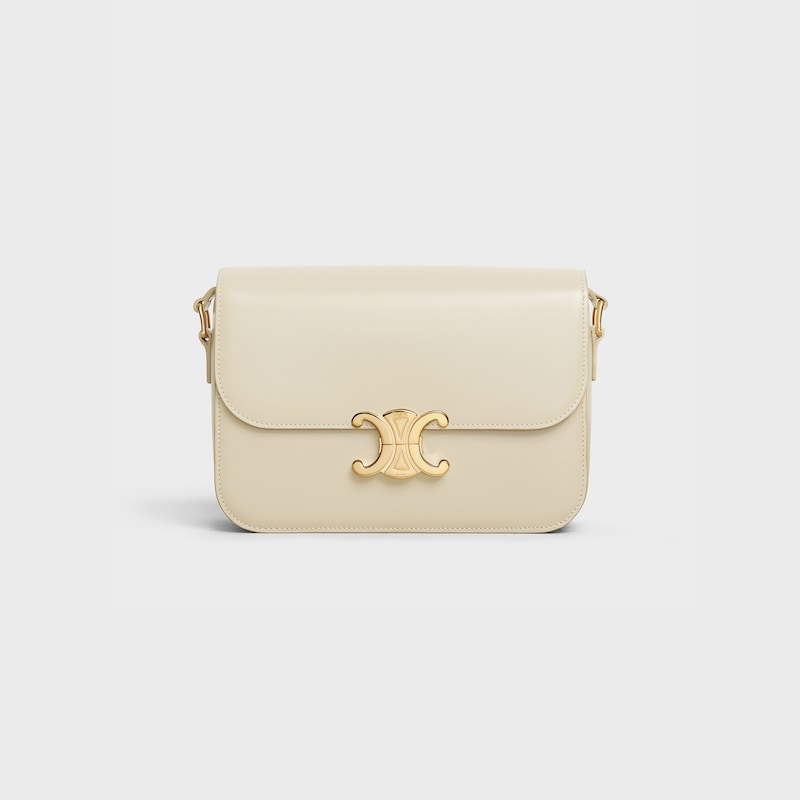CLASSIQUE TRIOMPHE BAG in shiny calfskin - NUDE - ESSENTIAL GIFTS - 1 | CELINE
