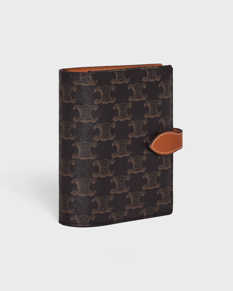 Travel kit in Triomphe Canvas and calfskin - TAN - ESSENTIAL GIFTS - 1 | CELINE
