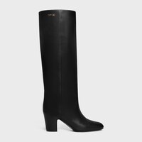 ICONIC - HIGH BOOT IN CALFSKIN - BLACK -  - 1 | CELINE