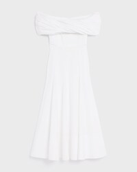 dress IN cotton poplin - WHITE -  - 2 | CELINE