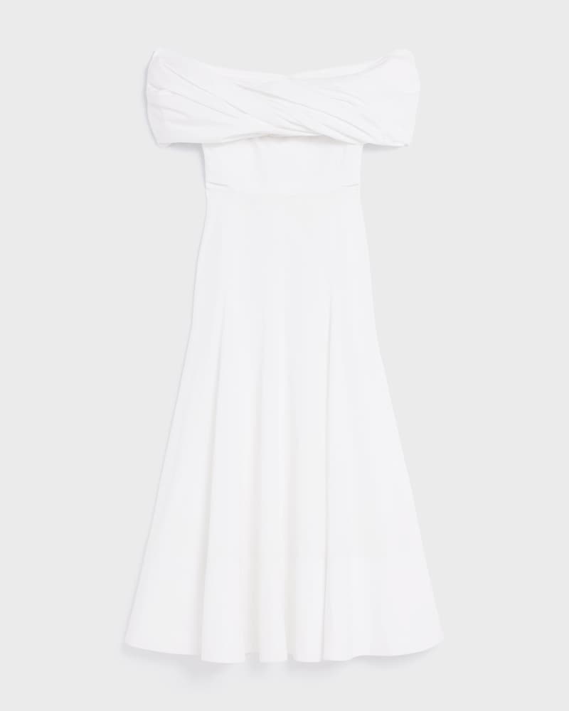 dress IN cotton poplin - WHITE -  - 1 | CELINE