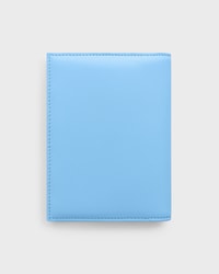 PASSPORT COVER TAKEAWAY IN SMOOTH LAMBSKIN - SKY BLUE / RED - TECH ACCESSORIES - 2 | CELINE