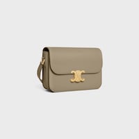CLASSIQUE TRIOMPHE BAG IN shiny calfskin - MODERN TAUPE - DRAWING SERIES - 2 | CELINE