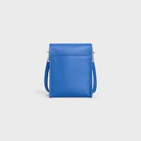 バーティカル ポーチ ソフト トリオンフ / スムースラムスキン - オキシドブルー - ミニバッグ - 2 | CELINE