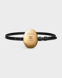 MAISON CELINE BELT IN Taurillon Leather - BLACK -  - 2 | CELINE