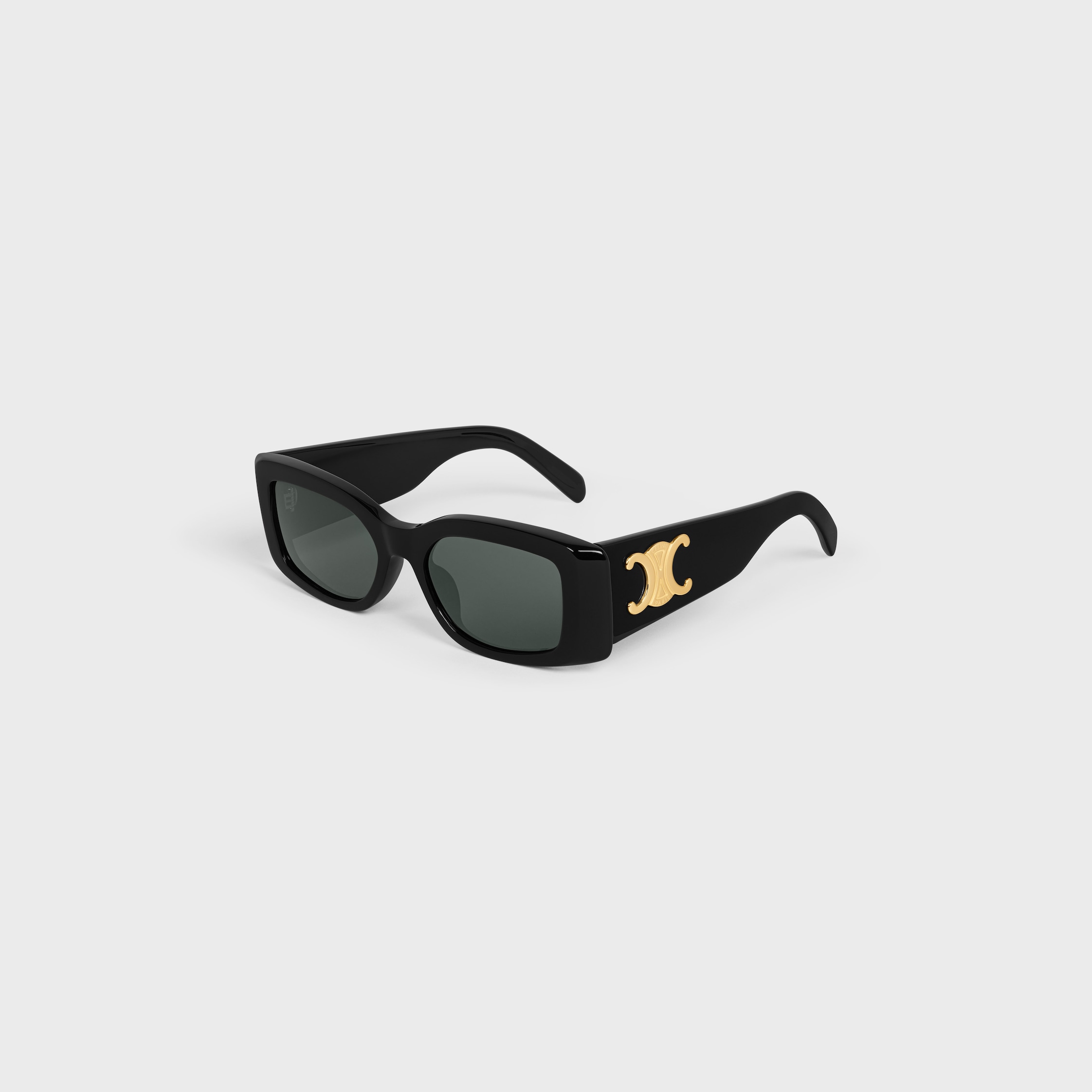 Triomphe XL 01 sunglasses in Acetate - BLACK / GOLD | CELINE