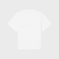 t-shirt IN cotton jersey - OPTIC WHITE / BLACK -  - 2 | CELINE