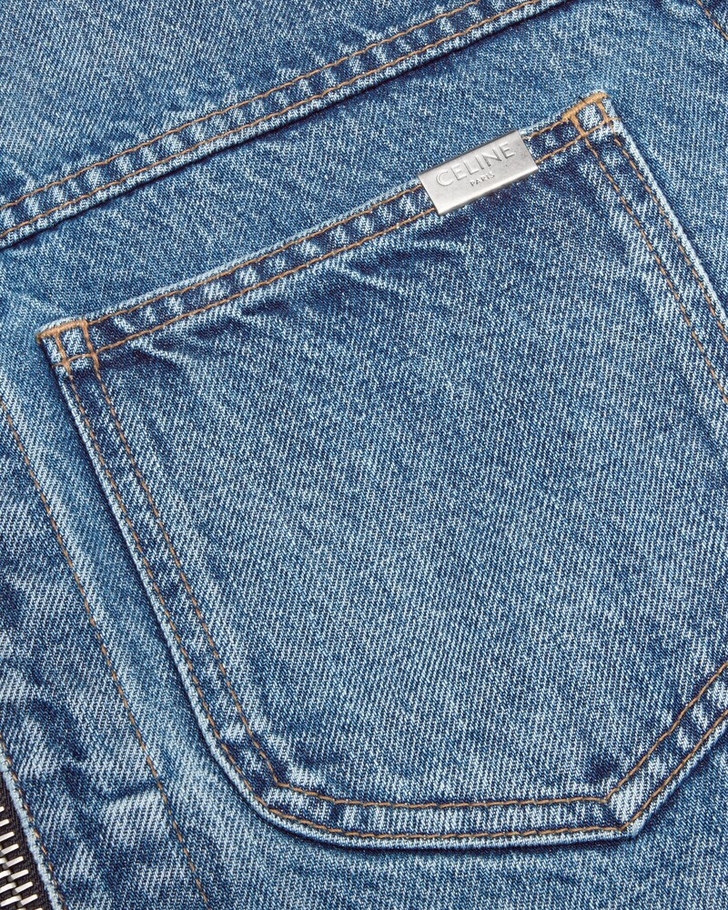 jacket IN cotton denim - VIVIENNE GLASS -  - 1 | CELINE