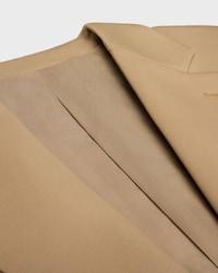 tailored jacket IN stretch wool gabardine - CAMEL -  - 2 | CELINE