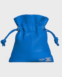 MICRO CRYSTAL POUCH IN SMOOTH LAMBSKIN - ULTRA BLUE - ACCESSORIES - 1 | CELINE