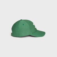 triomphe baseball cap IN WASHED COTTON GABARDINE - CHLOROPHYLL -  - 2 | CELINE