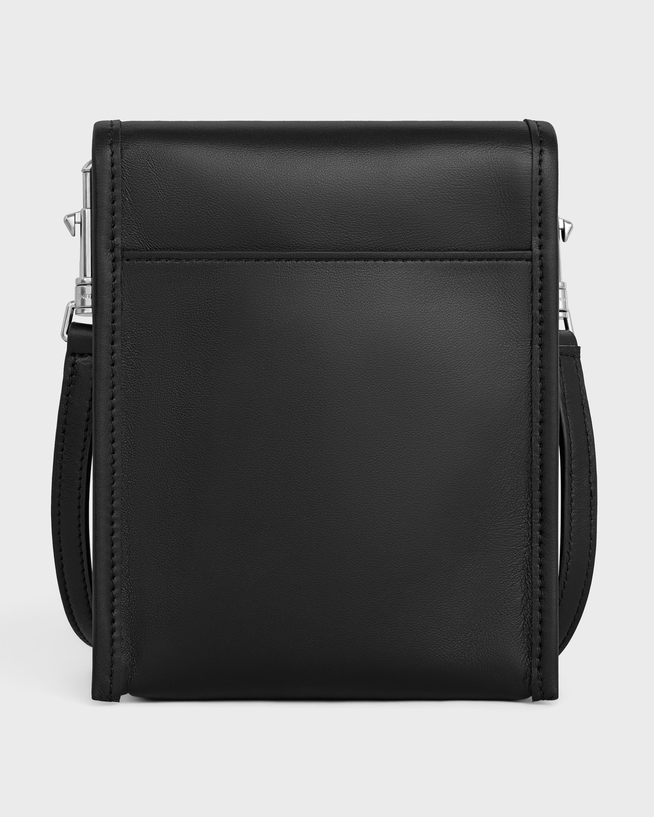 VERTICAL POUCH SOFT TRIOMPHE IN SMOOTH LAMBSKIN - BLACK | CELINE