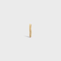 Bague Torsion Or Jaune et Diamants - Or Jaune -  - 2 | CELINE