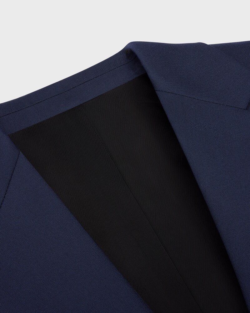 classic jacket IN wool gabardine - NAVY -  - 1 | CELINE