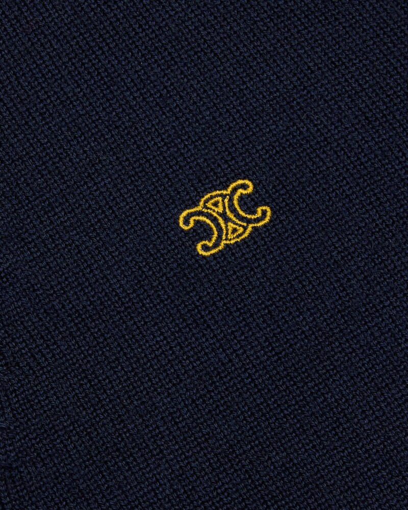 cardigan IN fine wool - NAVY -  - 1 | CELINE