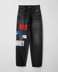 BOYFRIEND JEANS 002 - NEW MAX BLACK WASH + PATCH DEB -  - 1 | CELINE