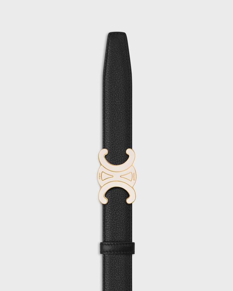 Reversible Strap 25MM IN Smooth and Grained Calfskin -  -  - 1 | CELINE