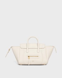 LITTLE LUGGAGE IN GRAINED CALFSKIN - WHITE COTTON - GIFTS FOR HER - 1 | CELINE