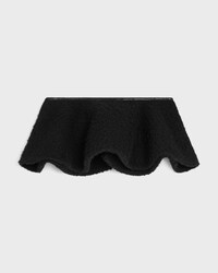 jacket IN cashmere and wool natté - BLACK -  - 2 | CELINE