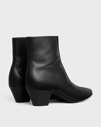HECTOR ZIPPED BOOT IN CALFSKIN - BLACK -  - 2 | CELINE