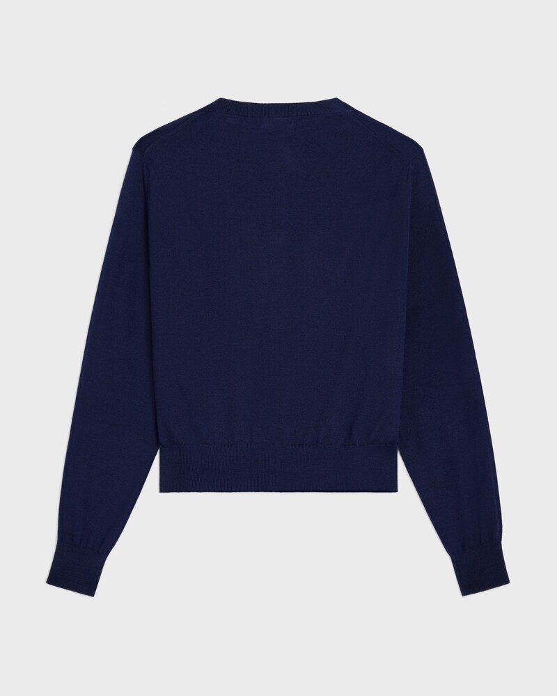 cardigan cachemire fin - Marine -  - 1 | CELINE