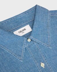 overshirt IN cotton denim - STONE BIO WASH -  - 2 | CELINE