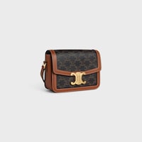 TEEN TRIOMPHE TASCHE AUS Triomphe Canvas und Kalbsleder - Tan - TRIOMPHE CANVAS COLLECTION - 2 | CELINE